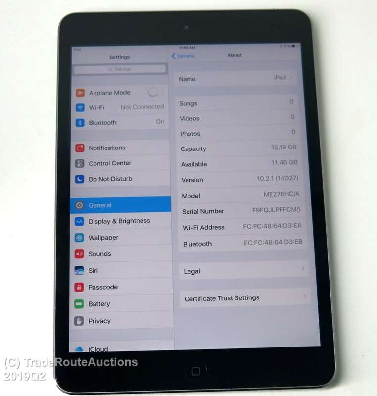 APPLE IPAD MINI 2 | 16GB | WiFi | SPACE GREY | ME276HC/A *** IPAD MINI 2** RETINA DISPLAY