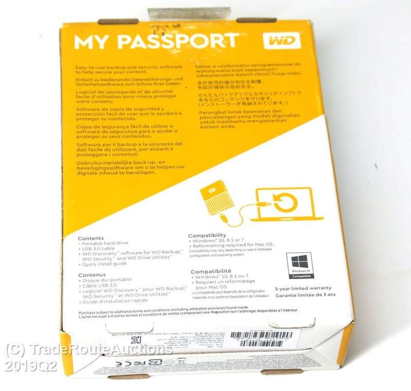 WD My passport 2TB External Hard Drive - BOXED