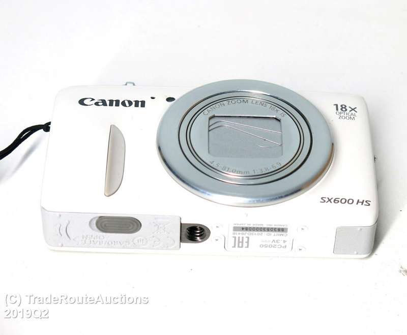 Canon PowerShot SX600 HS 16MP Digital Camera (White) - FULL HD