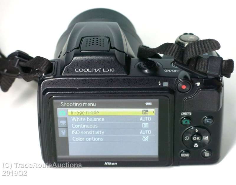 Nikon Coolpix L310 14.1MP Digital Camera with 21x Optical Zoom - BLACK