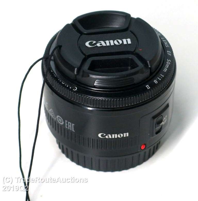 Please read - Canon EF 50mm f/1.8 II Lens - Fits Canon Cameras