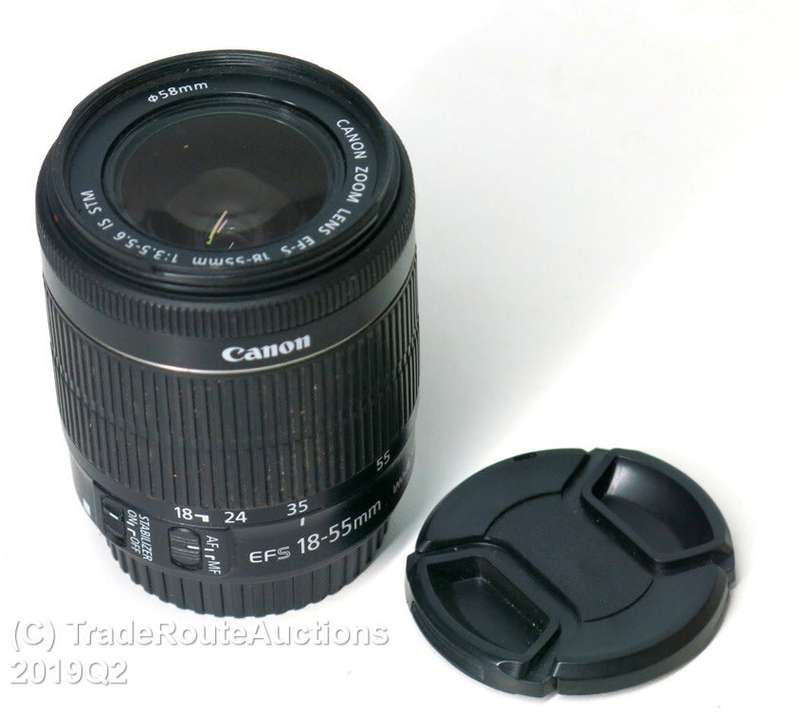 Canon EF-S 18-55mm f/3.5-5.6 IS (IMAGE STABILIZER) STM Camera Lens for Canon Digital SLR Cameras
