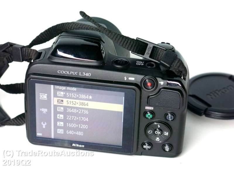 Nikon CoolPix L340 | 20 MegaPixels Digital Camera | 28x Optical Zoom HD | (Black)