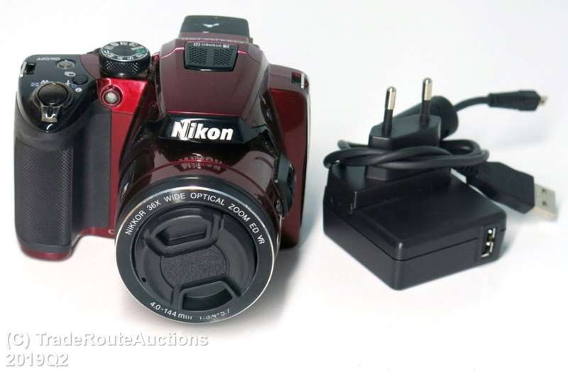 Nikon Coolpix P500 12.1MP Digital Camera with 36x Optical Zoom [ RED ]