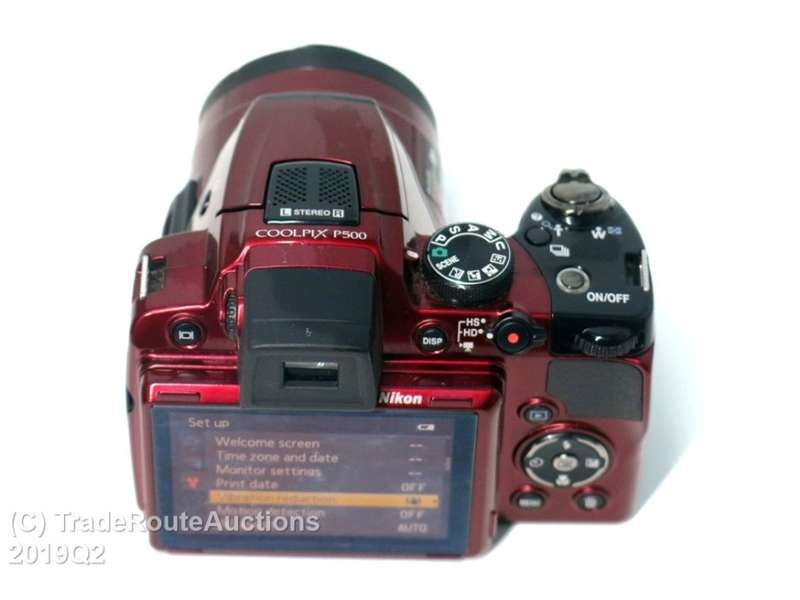 Nikon Coolpix P500 12.1MP Digital Camera with 36x Optical Zoom [ RED ]