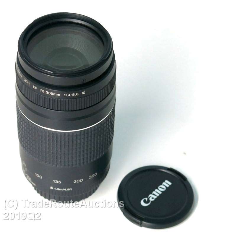 CANON EF 75-300MM 4-5.6 MARK III TELEPHOTO ZOOM LENS for 600D, 650D, 700D, 750D 1200D 1300D Etc