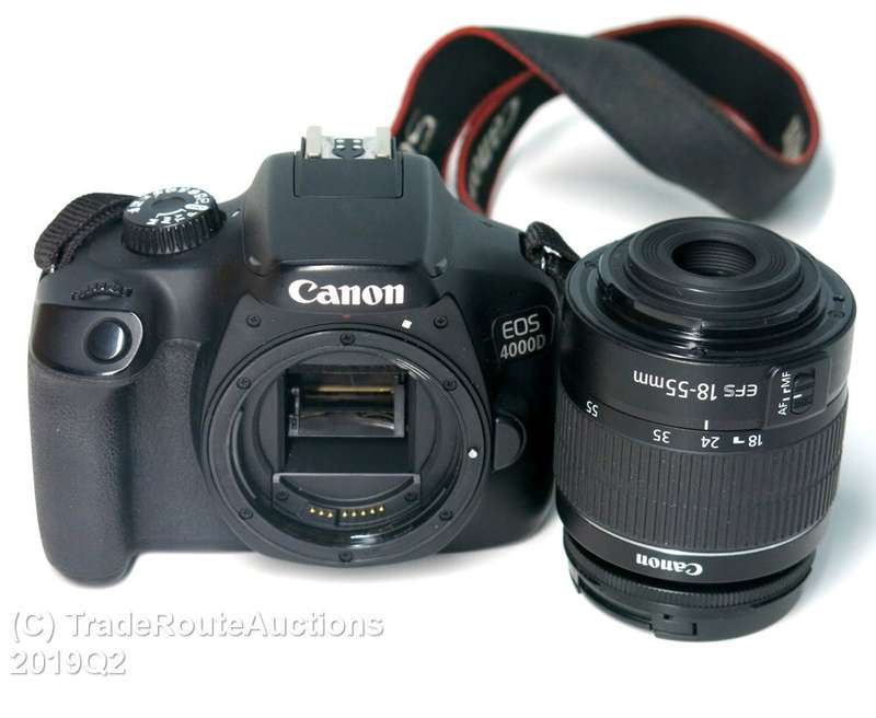 Canon 4000D DSLR Camera and EF-S 18-55 mm f/3.5-5.6 III Lens Kit