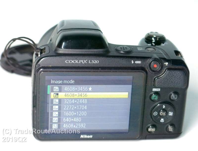 Nikon Coolpix L320 16.1MP Digital Camera with 26x Optical Zoom [ BLACK ] 720p HD Video