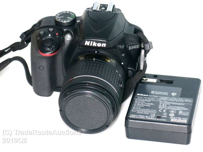 Nikon D3400 24.2 MP CMOS Digital SLR Camera body + Nikon AF-P 18-55 VR Lens Kit
