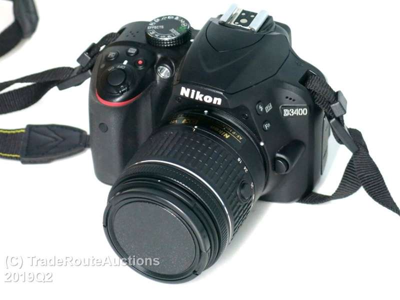 Nikon D3400 24.2 MP CMOS Digital SLR Camera body + Nikon AF-P 18-55 VR Lens Kit