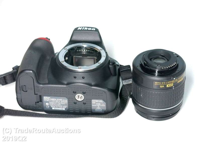 Nikon D3400 24.2 MP CMOS Digital SLR Camera body + Nikon AF-P 18-55 VR Lens Kit