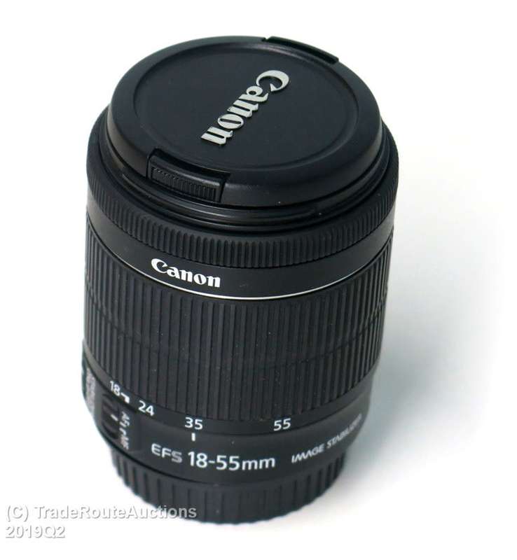 Canon EF-S 18-55mm f/3.5-5.6 IS (IMAGE STABILIZER) STM Camera Lens for Canon Digital SLR Cameras