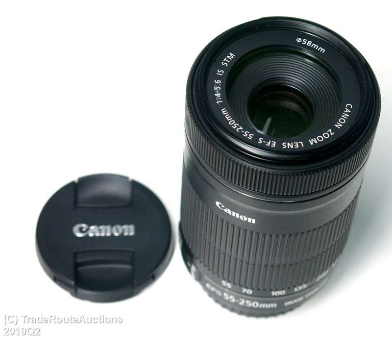 Canon EF-S 55-250m IS (Image Stabilizer) STM  Lens for Canon DSLR Cameras