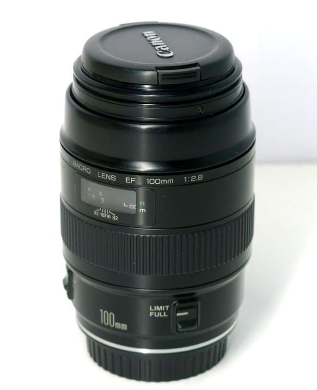Canon 100mm EF f2.8 Macro Lens for Canon DSLR Cameras