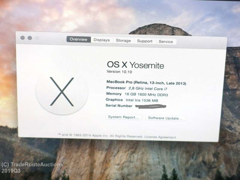 Apple MacBook Pro 13.3-inch  | Core i7 2.8GHz | 16GB RAM | 128GB SSD ** RETINA DISPLAY **
