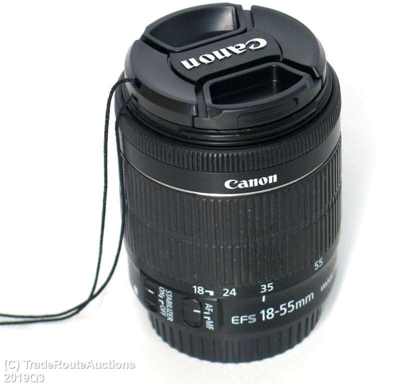 Canon EF-S 18-55mm f/3.5-5.6 IS (IMAGE STABILIZER) STM Camera Lens for Canon Digital SLR Cameras