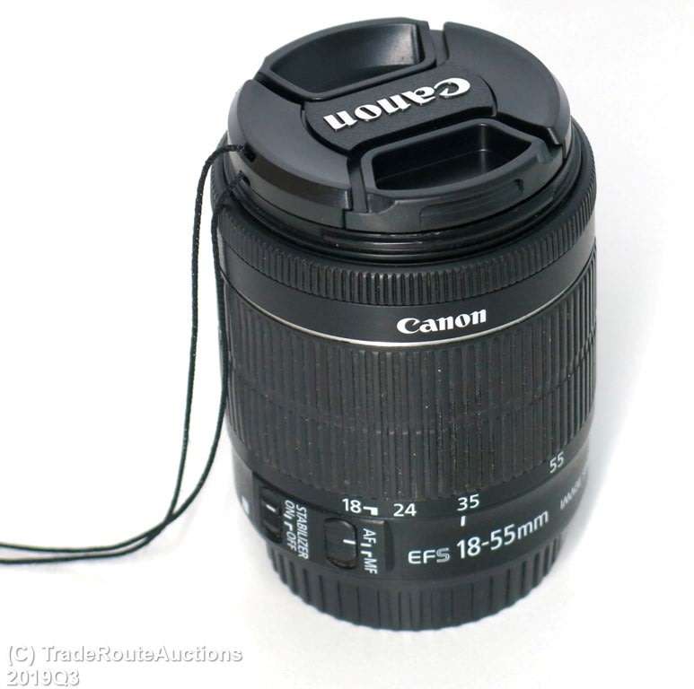 Canon EF-S 18-55mm f/3.5-5.6 IS (IMAGE STABILIZER) STM Camera Lens for Canon Digital SLR Cameras