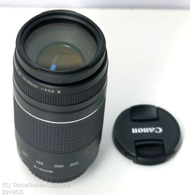CANON EF 75-300MM 4-5.6 MARK III TELEPHOTO ZOOM LENS for 600D, 650D, 700D, 750D 1200D 1300D Etc