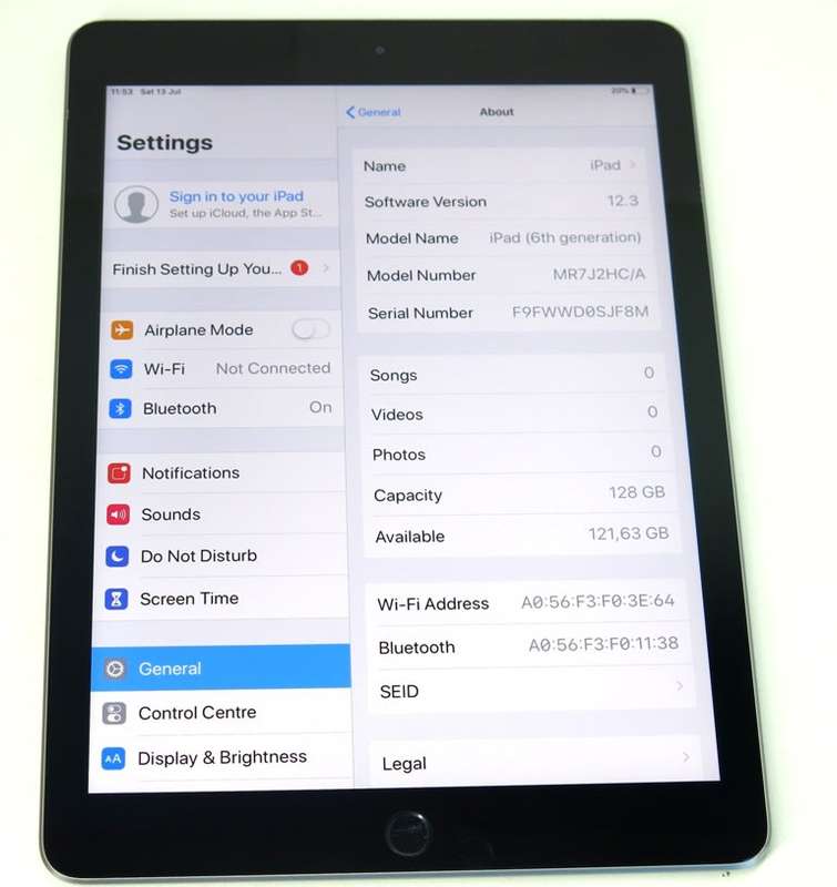 BOXED - Apple iPad 6th Gen 2018 | MR7J2HC/A | WiFi | 128GB | Space Grey | A1893 | RETINA