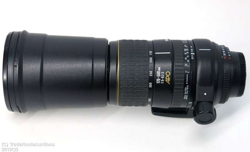 SIGMA 170-500mm F5-6.3 APO Aspherical Telephoto Zoom Lens for NIKON - HUGE LENS