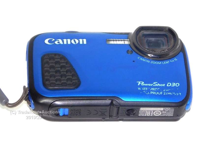 Canon PowerShot D30 Waterproof Camera (Blue)