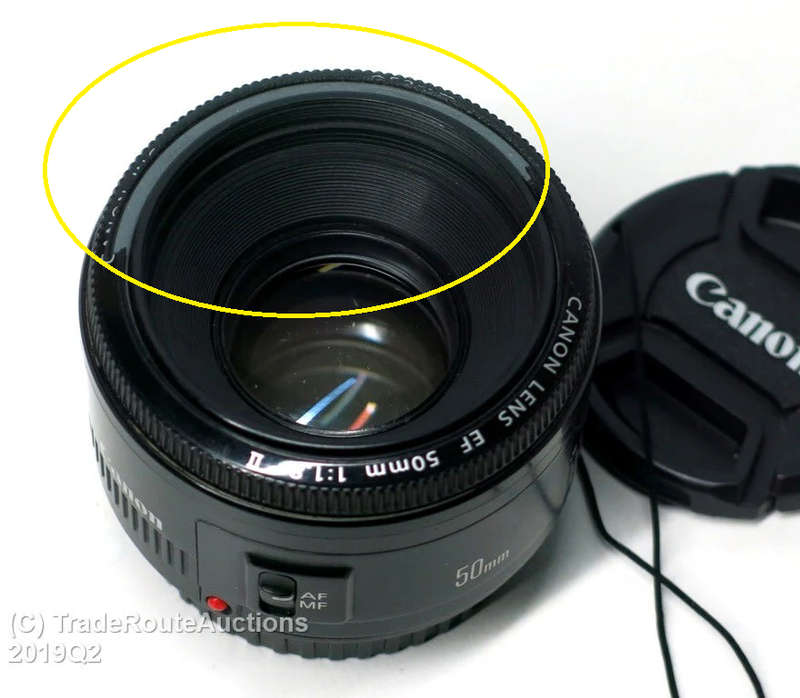 Please read - Canon EF 50mm f/1.8 II Lens - Fits Canon Cameras