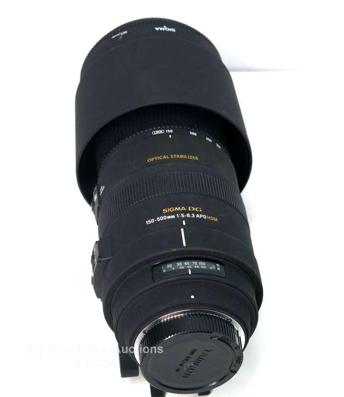SIGMA 150-500mm F5-6.3 APO DG OS (OPTICAL STABILIZER) ZOOM Lens for NIKON DSLR Cameras