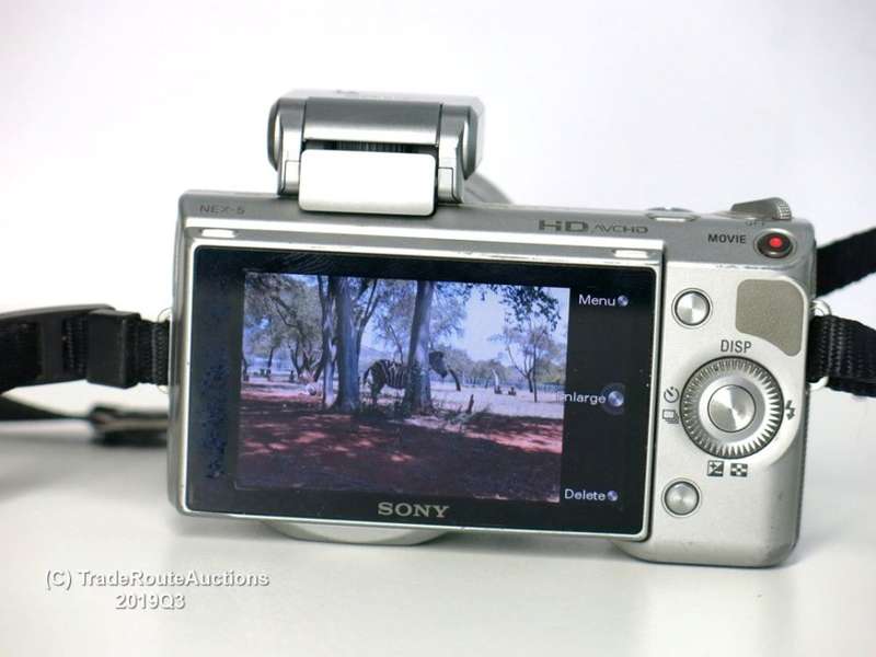 SONY NEX-5 14.2MP with 18-55 OSS Lens E-MOUNT Digital Camera Kit with Flash
