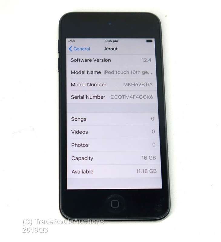 APPLE iPod Touch | MKH62BT/A | 16GB SPACE GREY | A1574 | 6TH GEN