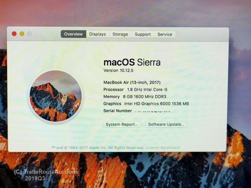 BOXED -  MacBook Air 13.3-inch | Core i5 1.8GHz | 8GB RAM | 128GB SSD MACBOOK AIR 13 INCH 2017 MODEL
