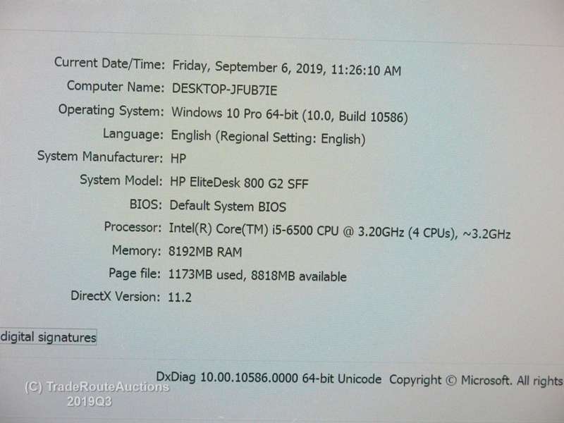 HP EliteDesk 800 G2 Small Form Factor PC | Core i5 6500 6th Gen 3.20Ghz | 8GB RAM | 500GB HDD