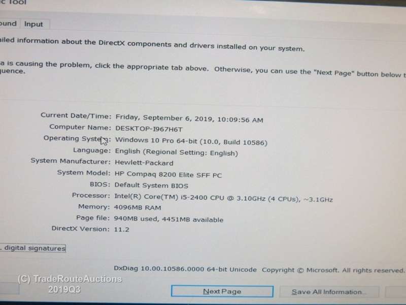 HP Compaq 8200 Elite SFF PC | Core i5 2400 3.1 GHz | 4GB RAM | 250GB HDD | DVD SuperMulti