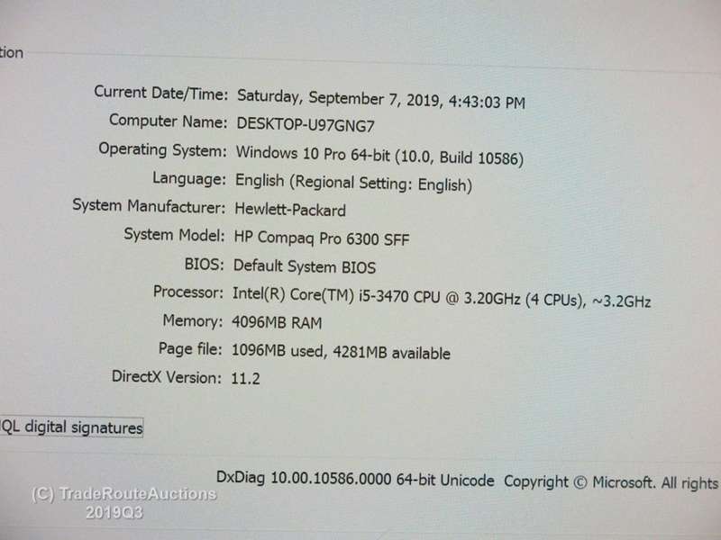 HP Compaq 6300 Pro SFF | Core i5 3470 3.2GHz | 4GB RAM | 500GB HDD | DVD SuperMulti