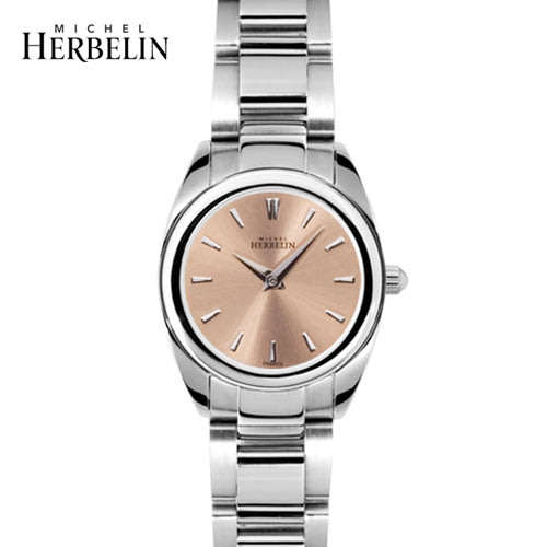 Michel Herbelin Ambassador Mini Ladies Watch Champagne Dial 17128/B18