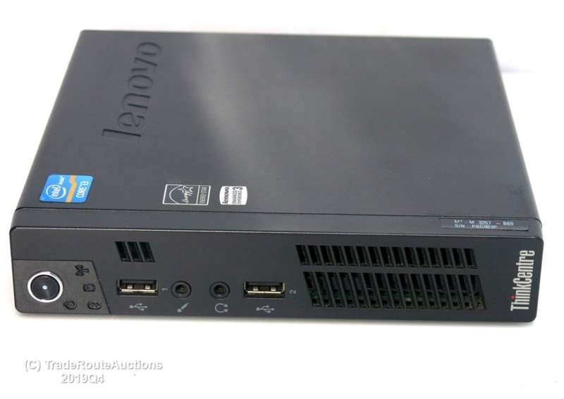 Lenovo ThinkCentre M72E M3267 MINI DESKTOP PC | Core i3 3220T CPU @ 2.8GHz | 4GB RAM | 320GB HDD