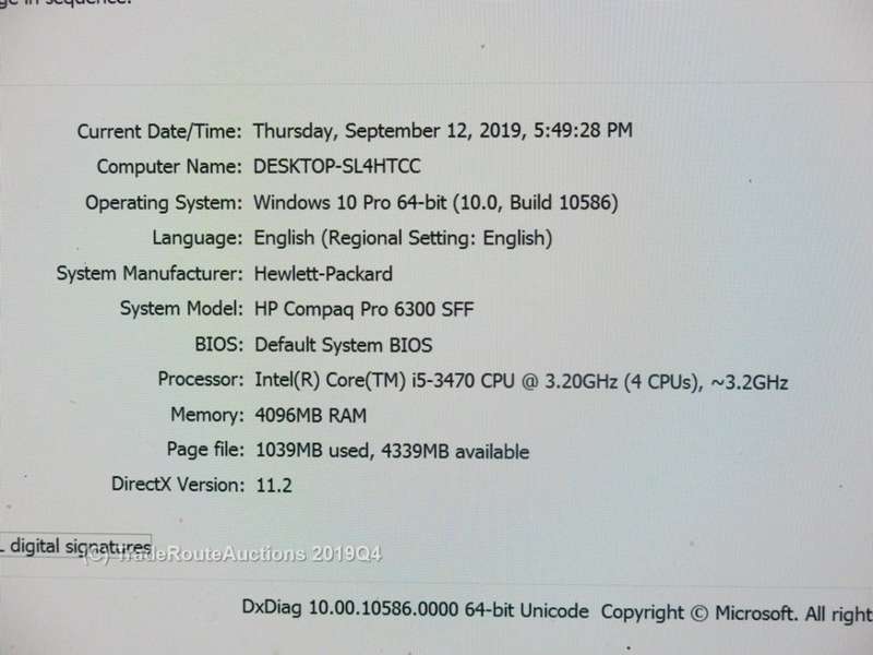 HP Compaq 6300 Pro SFF | Core i5 3470 3.2GHz | 4GB RAM | 500GB HDD | DVD SuperMulti