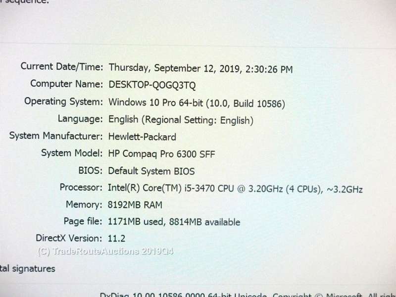 HP Compaq 6300 Pro SFF | Core i5 3470 3.2GHz | 8GB RAM | 500GB HDD | DVD SuperMulti