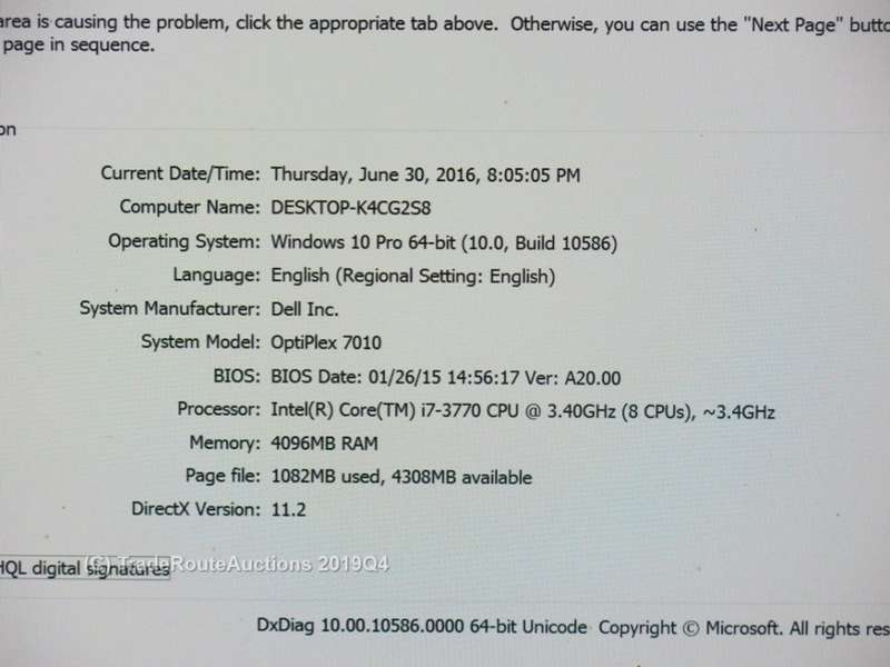 Dell OptiPlex 7010 Desktop PC | Core i7 3770 3.4Ghz | 4GB RAM | 500GB HDD