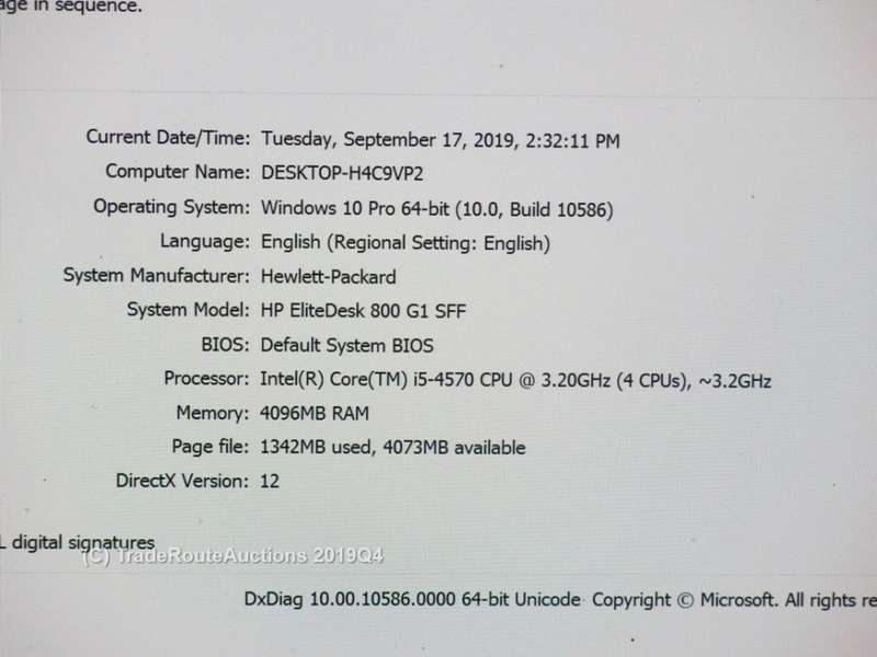 HP ELITEDESK 800 G1 SFF Desktop PC | Core i5 4570 3.2Ghz | 4GB RAM | 500GB HDD DESKTOP PC