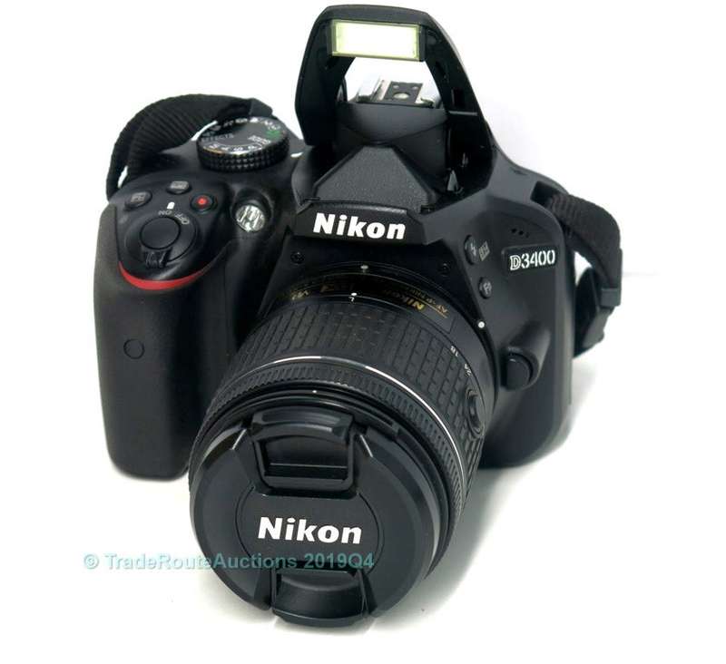 Nikon D3400 24.2 MP CMOS Digital SLR Camera body + Nikon AF-P 18-55 VR Lens Kit