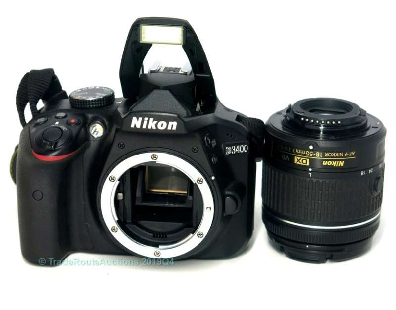 Nikon D3400 24.2 MP CMOS Digital SLR Camera body + Nikon AF-P 18-55 VR Lens Kit