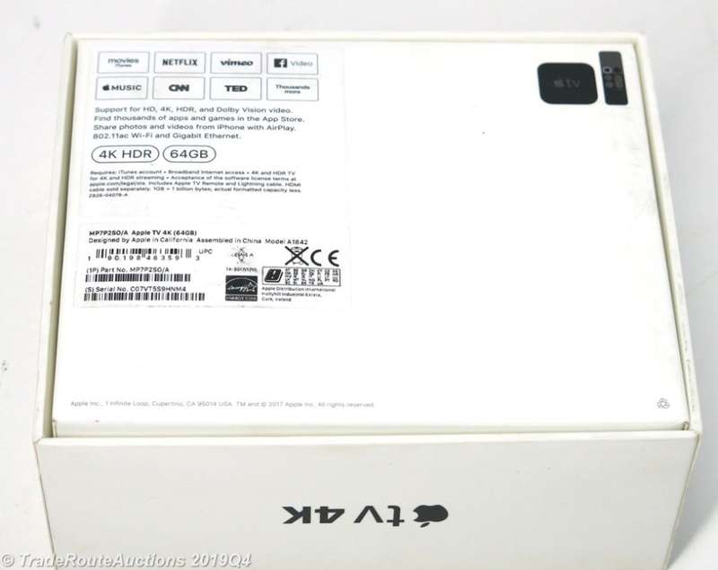 Apple TV 4K 64GB | 5th Gen | A1842 | MP7P2LL/A | BOXED