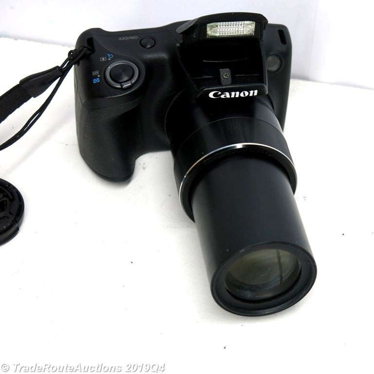 Canon PowerShot SX430 IS Built-in Wi-Fi / NFC Black Digital Camera 20.0MP 45X ZOOM