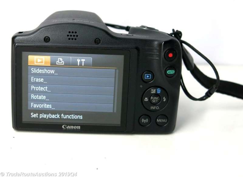 Canon PowerShot SX430 IS Built-in Wi-Fi / NFC Black Digital Camera 20.0MP 45X ZOOM