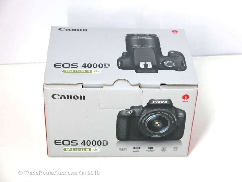 Canon 4000D DSLR Camera and EF-S 18-55 mm f/3.5-5.6 III Lens Kit