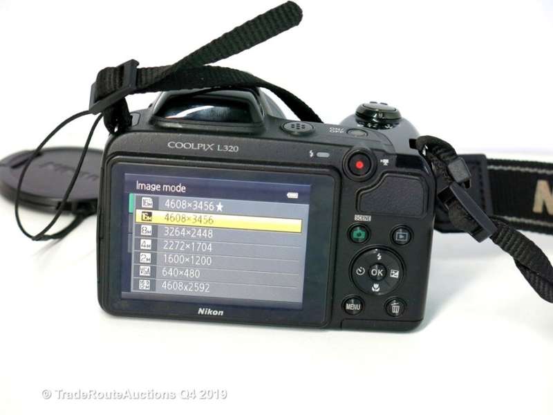 Nikon Coolpix L320 16.1MP Digital Camera with 26x Optical Zoom [ BLACK ] 720p HD Video