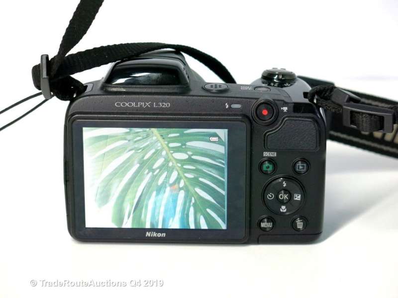 Nikon Coolpix L320 16.1MP Digital Camera with 26x Optical Zoom [ BLACK ] 720p HD Video