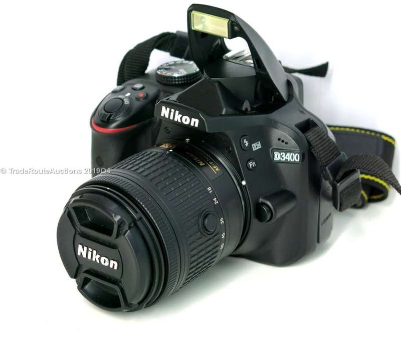 Nikon D3400 24.2 MP CMOS Digital SLR Camera body + Nikon AF-P 18-55 VR Lens Kit
