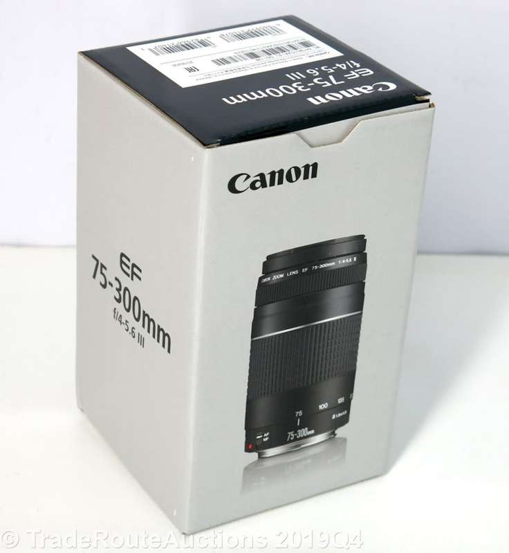 BOXED - CANON EF 75-300MM 4-5.6 MARK III TELEPHOTO ZOOM LENS for 600D, 650D, 700D, 750D 1200D 1300D
