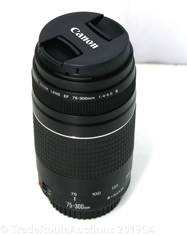BOXED - CANON EF 75-300MM 4-5.6 MARK III TELEPHOTO ZOOM LENS for 600D, 650D, 700D, 750D 1200D 1300D